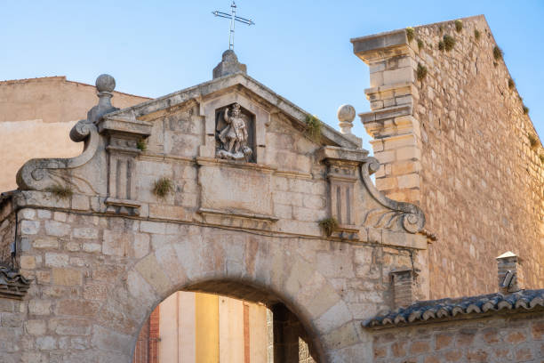 istock Saint Michael Statue at Puerta del Angel (Angel Gate) - Jaen, Spain 1507981591