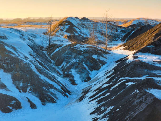 istock View of the quarry coal mine mining snow cover 1508004088