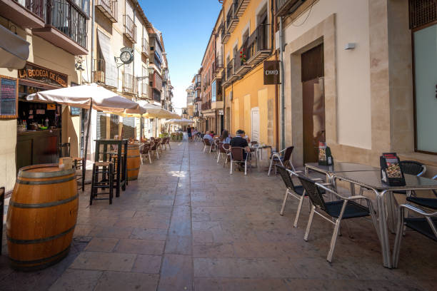 Calle Real Street - Ubeda, Jaen, Spain stock photo