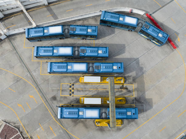 New energy bus charging station