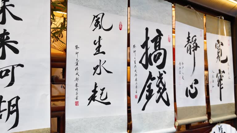 Chinese calligraphy works