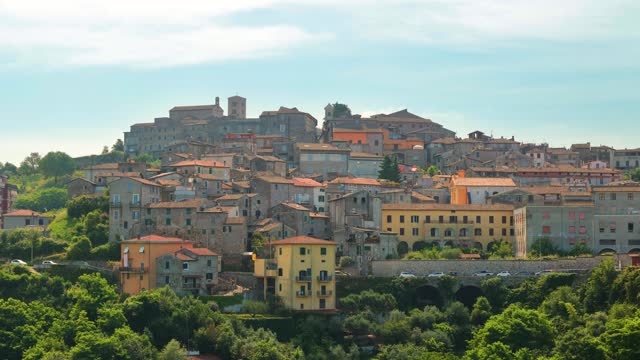 Anagni old town skyline in Lazio