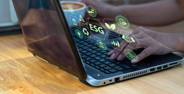 istock Using netzero symbols, pollution hand and effective management. Renewable energy, lower CO2 emissions, green production, waste recycling in commercial sector all contribute to net carbon neutrality. 1508374691