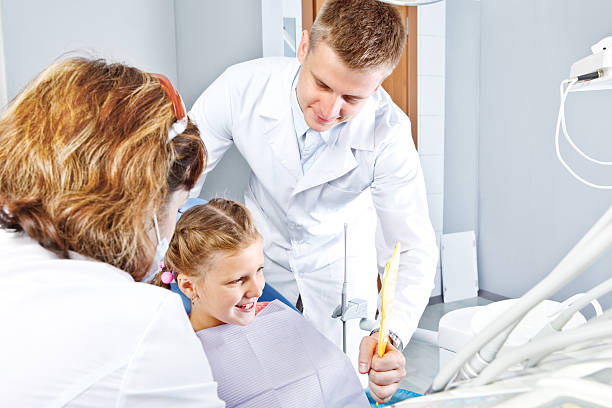 istock Dentist and a little patient 150844562