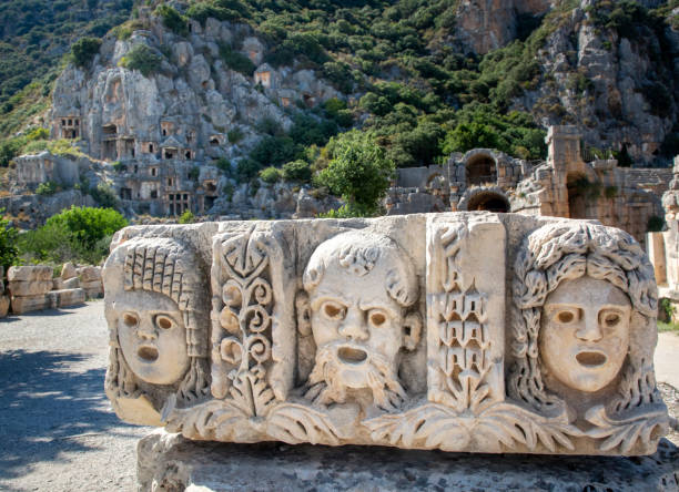 istock Ancient lycian Myra rock tomb ruins in Demre, Antalya. 1508552756