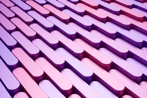 istock Abstract mockup background for product presentation pink and violet blending gradient podium. 3d rendering illustration 1508617862
