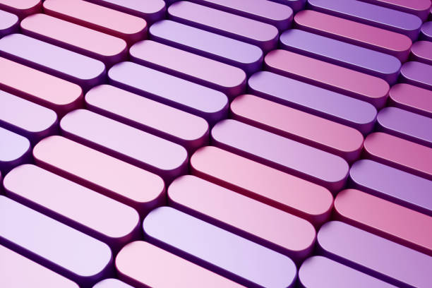 istock Abstract mockup background for product presentation pink and violet blending gradient podium. 3d rendering illustration 1508617956