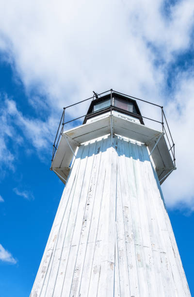 istock Old wooden lighthouse against the sky 1508617970