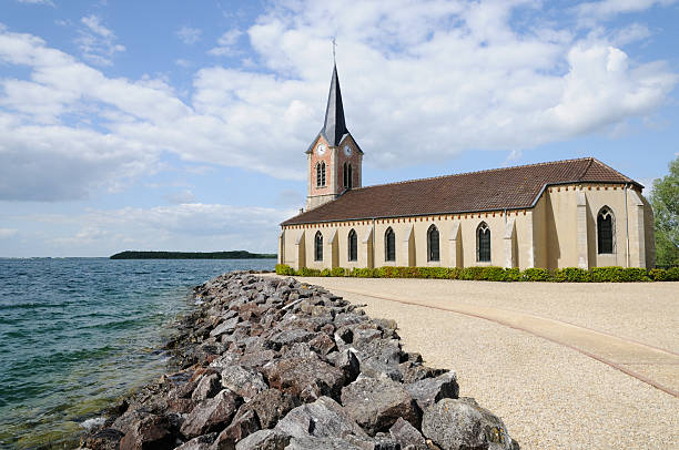 Church of Champaubert w "Lac du Der" – zdjęcie