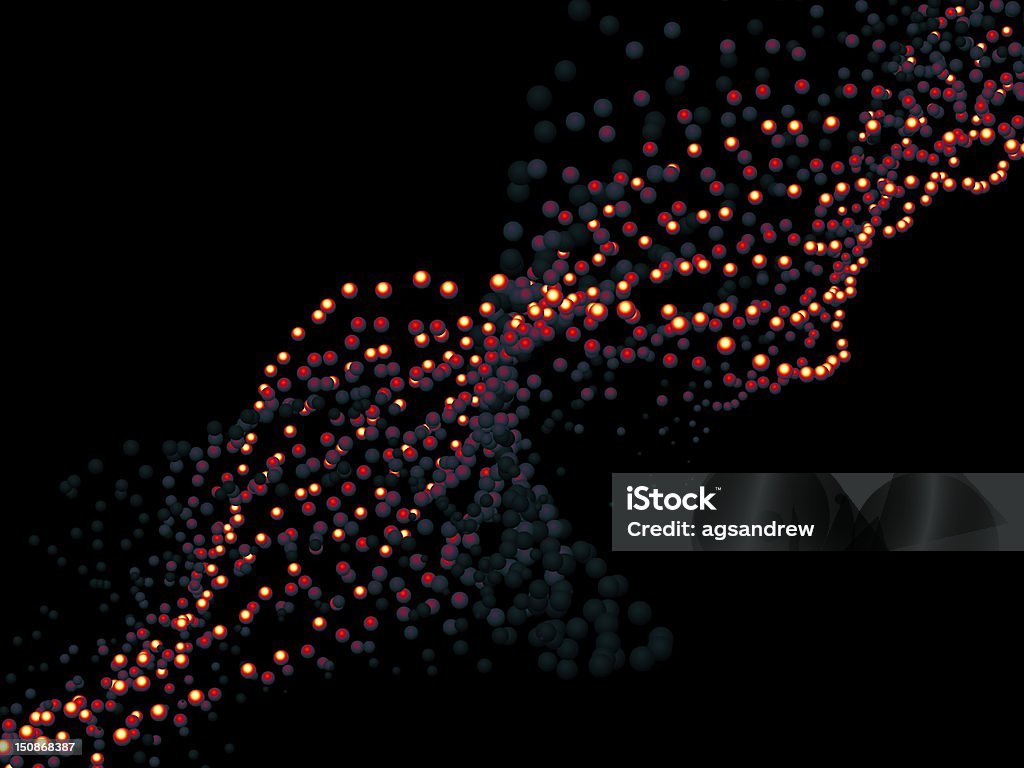 The Complicated Molecule Artistic abstraction composed of abstract molecule on the subject molecular biology, chemistry, science and modern technology Abstract Stock Photo