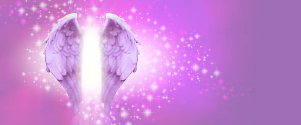 istock Angel Healing pink sparkle memo template background 1508688553