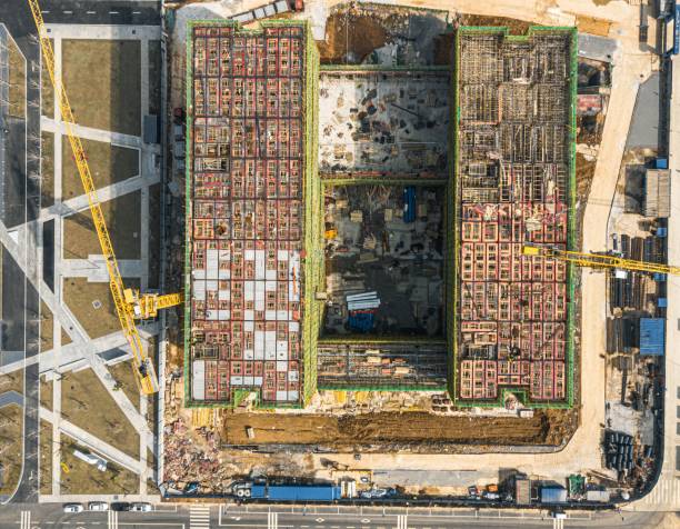 istock a construction site under construction on an aerial photo taken from above 1508691685