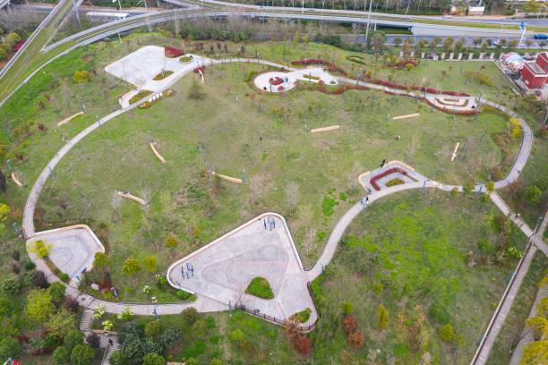 istock Aerial view of a park 1508692214