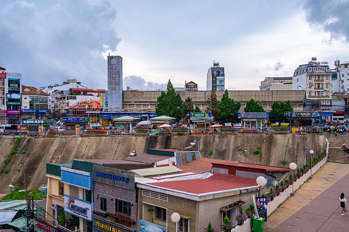 Da Lat, Viet Nam - 3 June 2023: Dalat Market In Central Of Da Lat City. Dalat Market Is A Commercial Center Of The City And Considered The Heart Of Dalat City. Da Lat is one of the tourist and entertainment cities in Vietnam