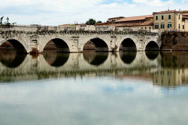 istock Tiberius bridge in Rimini 1508735615