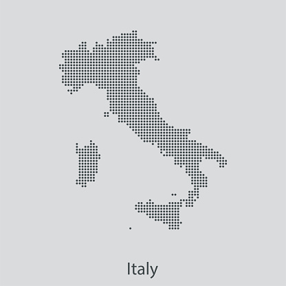 vector of the  Italy map