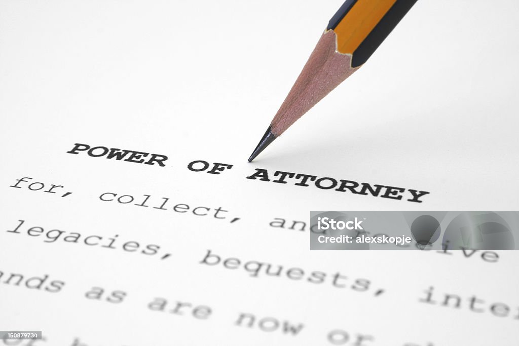 Power of attorney - Royalty-free Advogado Foto de stock