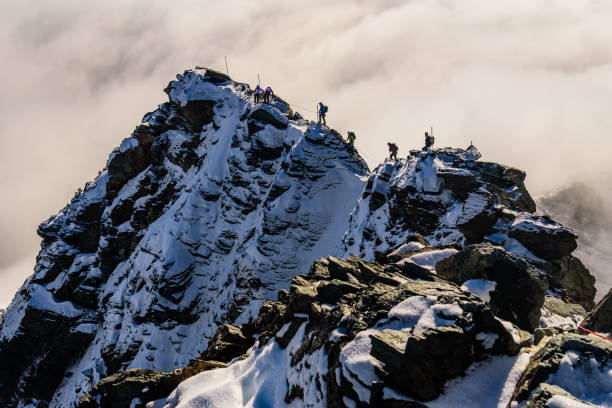 istock Mountaineers climbing to the highest Austrian mountain Grossglockner. 1508825200