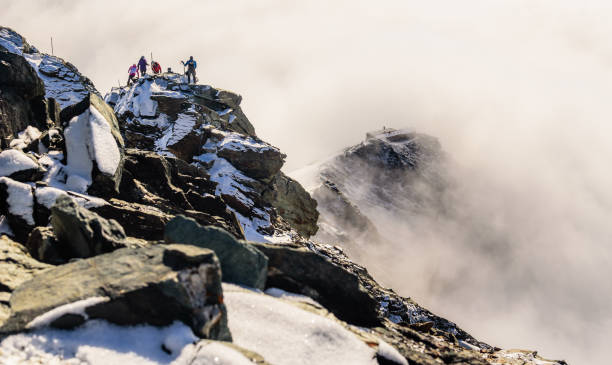 istock Mountaineers climbing to the highest Austrian mountain Grossglockner. 1508825251