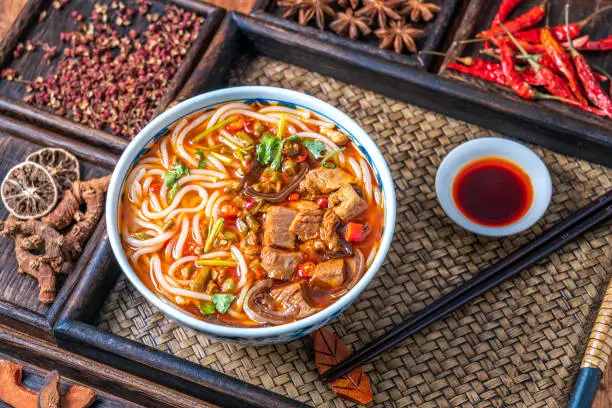 Changde Rice noodles, Hunan Province, China