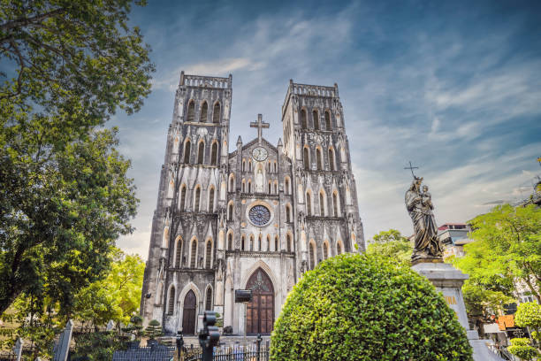 istock St Joseph's Cathedral in Hanoi, Vietnam. architecture 1508851596