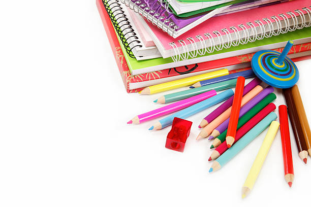 istock Office supplies on white background. Back to school. 150896529