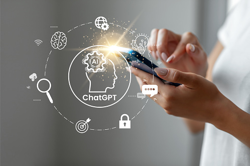 Chatbot Chat con IA, ChatGPT photo
