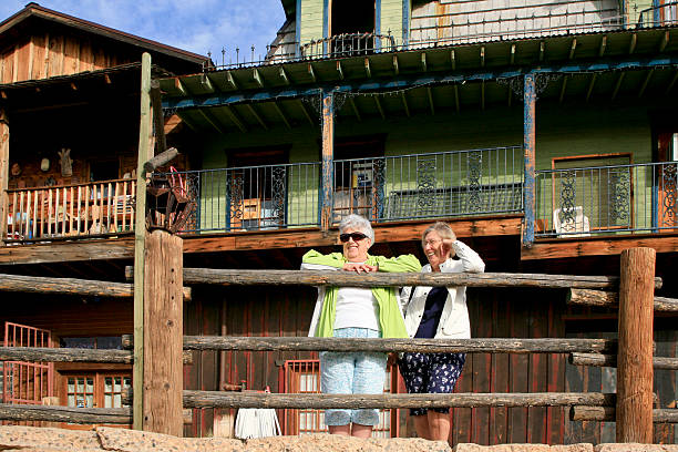 Two Seniors at Goldfields Ghost Town, Arizona