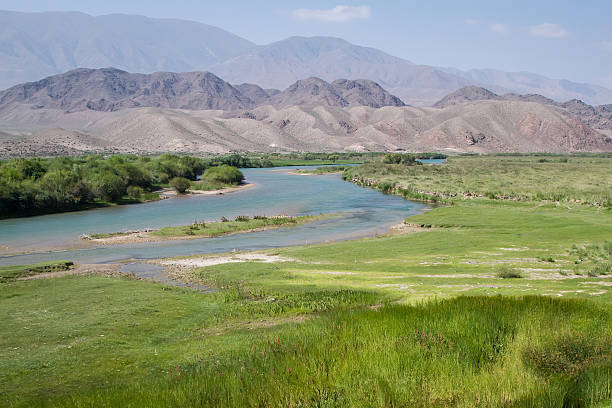 istock Beautiful landscape with mountains and river 150903896