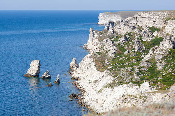 istock Rocky cliffs, the Black Sea coast 150904963