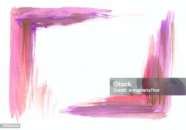 Watercolor Background Stock Illustration - Download Image Now - Backgrounds, Border - Frame, Brown