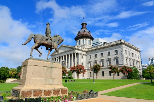 The South Carolina State House in Columbia.