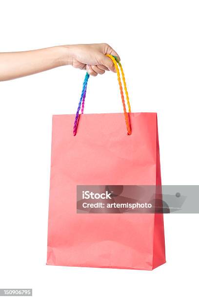 Shopping Bag Stock Photo - Download Image Now - Bag, Blank, Blue