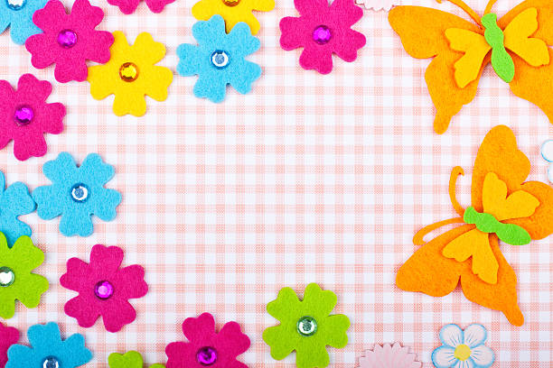 istock greeting card with flowers and butterfly 150906844