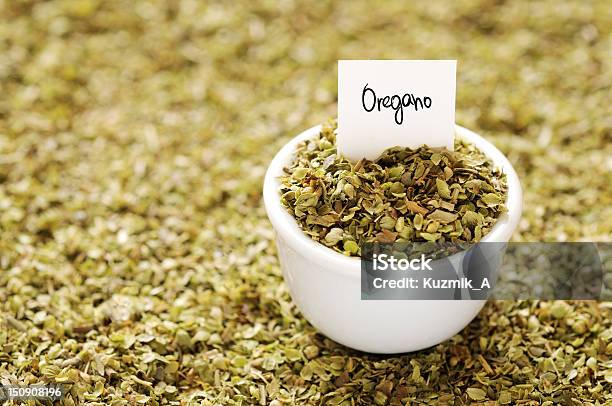 Oregano Stock Photo - Download Image Now - Bowl, Ceramics, Close-up