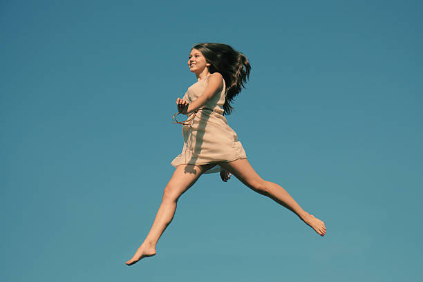 istock girl in a jump 150908449