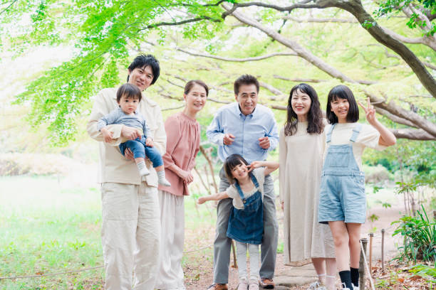 istock A three-generation family smiling in nature 1509085967