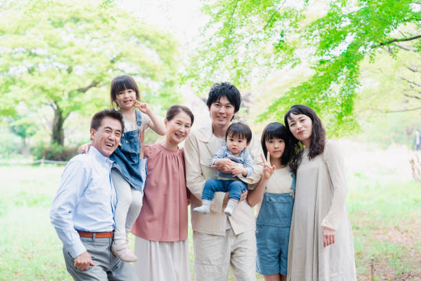 istock A three-generation family smiling in nature 1509085976