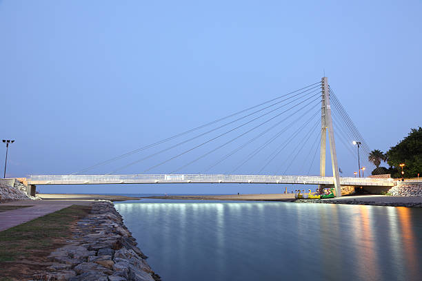 brücke in fuengirola spanien - fuengirola stock-fotos und bilder