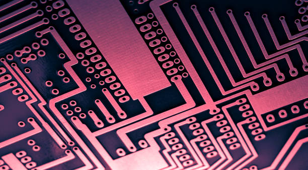istock printed circuit. layout of tracks. 1509097988