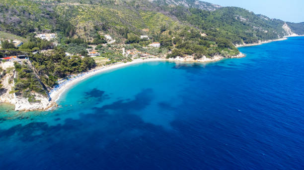 istock Best beaches of Samos island - Greece. Tsambou beach. 1509101567