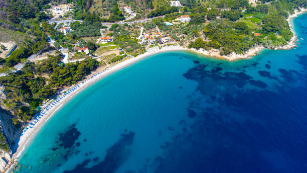 istock Best beaches of Samos island - Greece. Tsambou beach. 1509106528