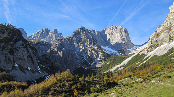 Sunny day at Wilder Kaiser, Austria