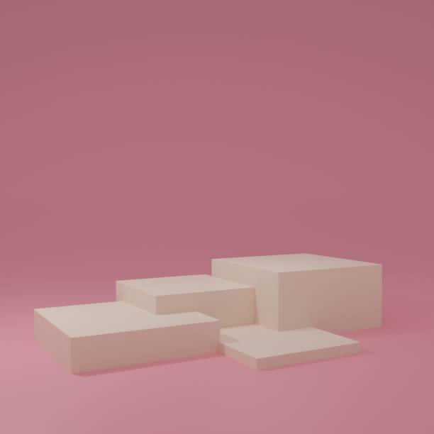 istock Product Stand in pink room ,Studio Scene For Product ,minimal design,3D rendering 1509137030
