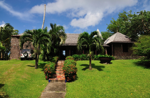 A tropical St. Lucian Villa in the town of Jalousie