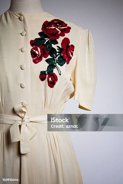 Vintage Fashion Stock Photo - Download Image Now - 1940-1949, Bodice, Clothing