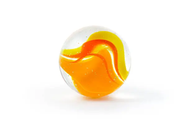 Photo of Orange glass marble