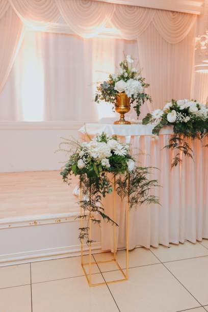 istock Details of the venue decorations for a wedding ceremony 1509157991