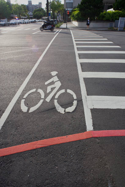 istock bicycle lane road marking 1509204771