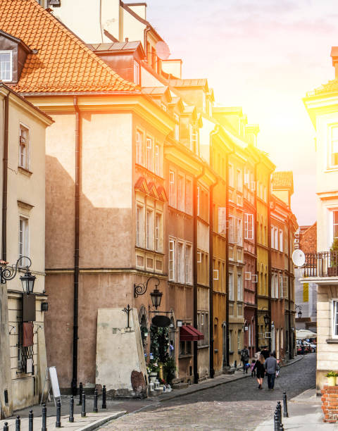 istock narrow street in Warsaw 1509265785